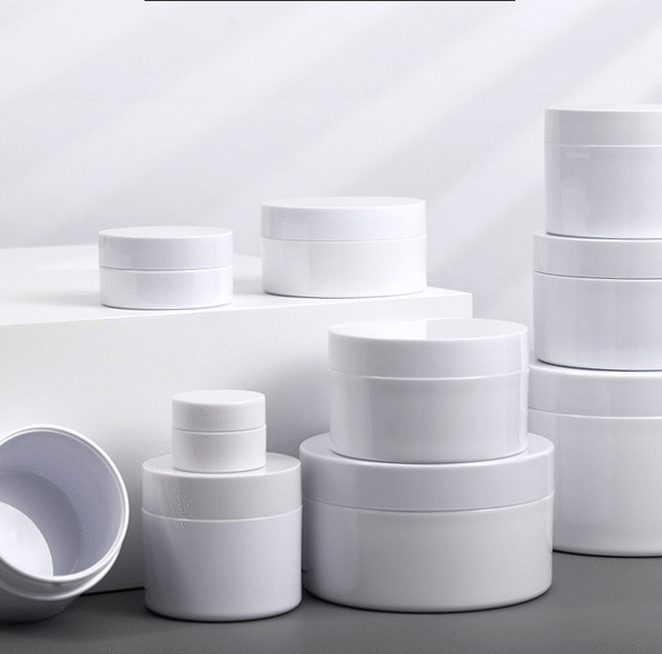 Jar 10g 15g 30g 50g 80g 100g 250g PET ABS Round Cosmetics Packaging
