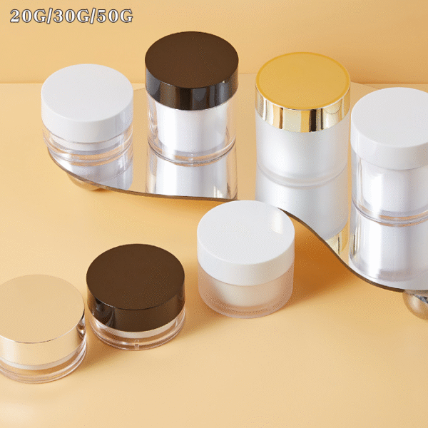 Jar 10g 15g 30g PET PP Round Cosmetics Packaging