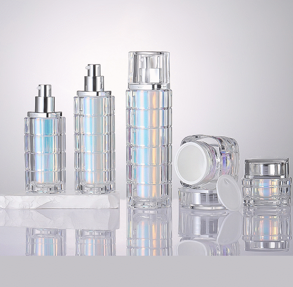 Pressurized acrylic  Treatment Bottles straight round bottle set, suspended cover bottle