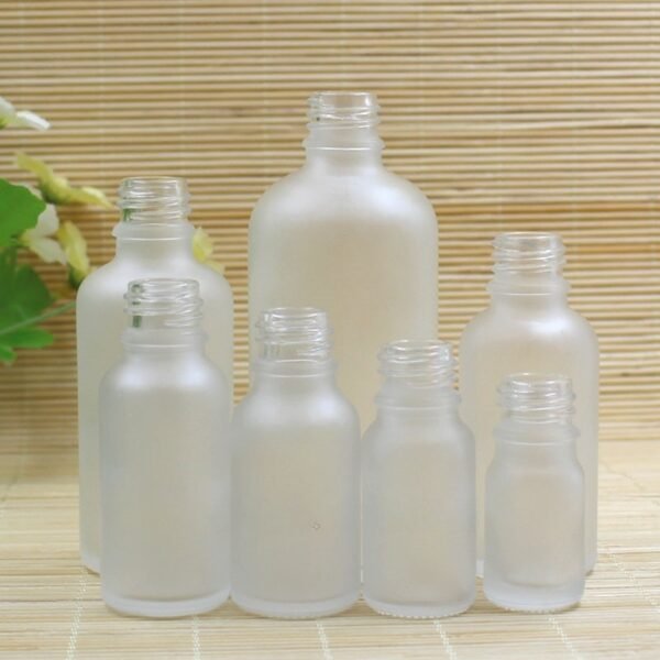 Frosted Clear Glass Tincture Bottles