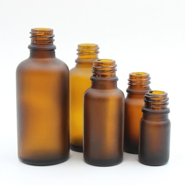 Colur Frosted glass essential oil bottle