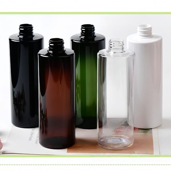 Round-shouldered PET plastic bottle suitable for lotion