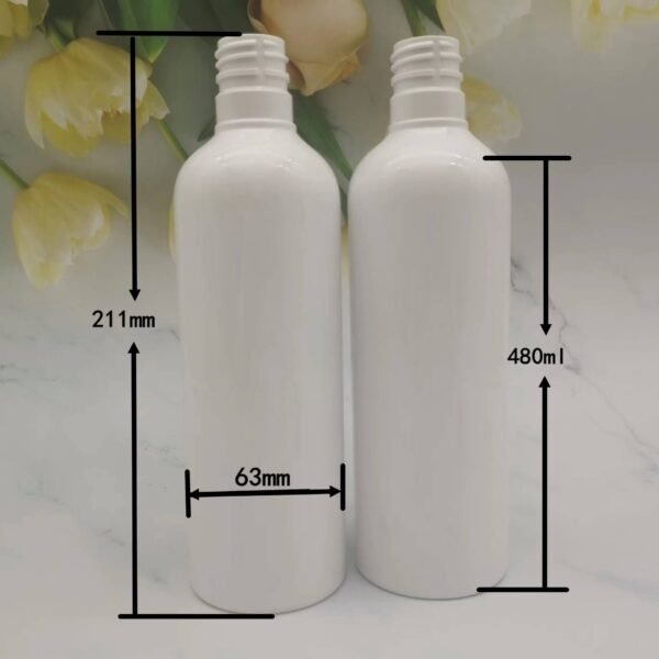 White plastic PET bottle