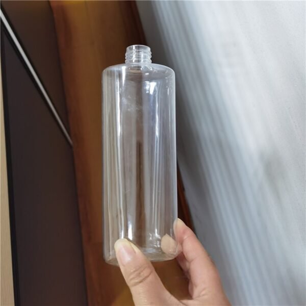 Transparent PET  plastic dispensing bottle