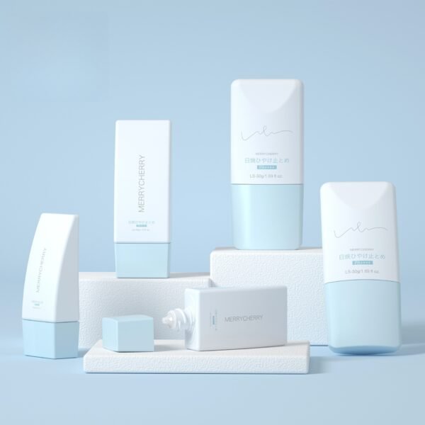 PE Tottle Cosmetic packaging material isolation cream bottle