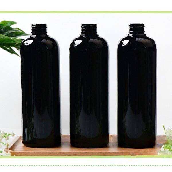 PET plastic bottle Black