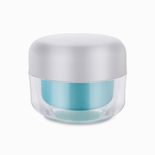 Jar 50g PP PS Cosmetics packaging Round Colur