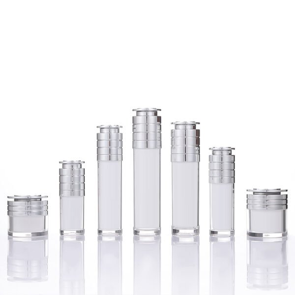 Pressurized acrylic Treatment Bottles straight round bottle set, suspended cover bottle