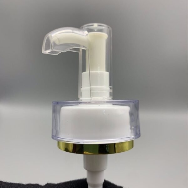 makeup remover oil pump press type lotion pump electroplated with an acrylic essence protective cover for skin care products
