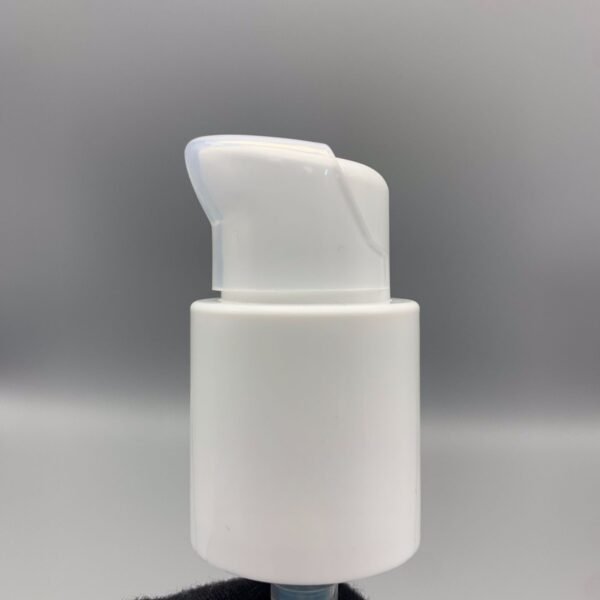 24/410 external powder pump lotion pump liquid foundation pump with small cover electro aluminized left right switch lock